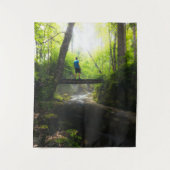 Reis door het magische bos wandkleed (Voorkant)