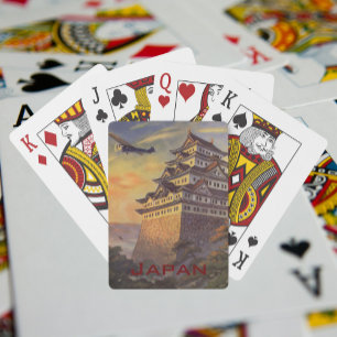 Reis door Japan, Japanse pagode Vliegtuig Pokerkaarten