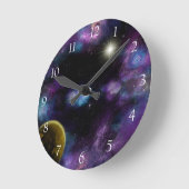 Reis door ruimteklok ronde klok (Hoek)