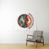 Reis echt verhaal T-shirt - geen nep reizen badge Wandkleed (In Situ (horizontaal))