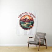 Reis echt verhaal T-shirt - geen nep reizen badge Wandkleed (In situ)