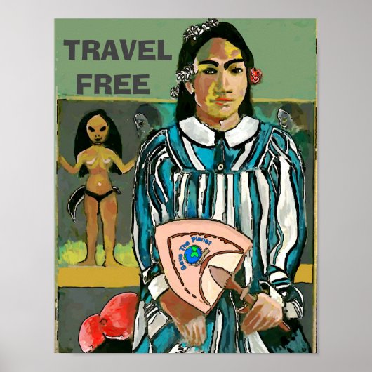 Reis eilanden vrij, bewerk tekst, Poster (Voorkant)