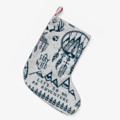 Reis- en avontuurthema kleine kerstsok (Voorkant (Hangend))