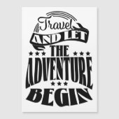 Reis en laat het avontuur beginnen (Voorkant)