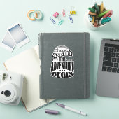 Reis en laat het Avontuur Beginnen Sticker (iPad Cover)