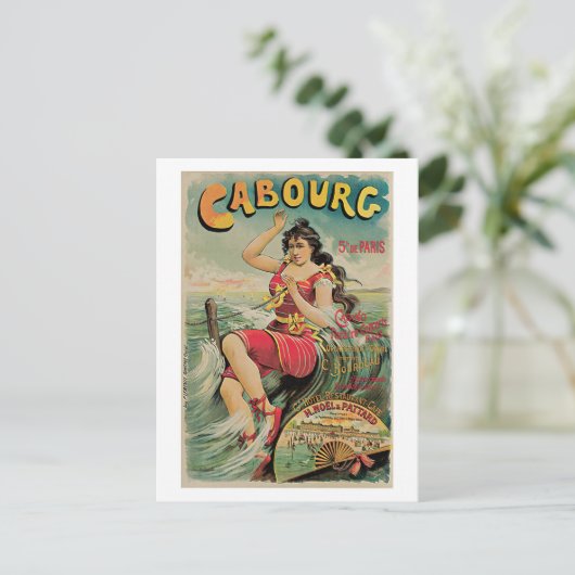 Reis en reis van  Cabourg (Calvados, Normandië) Briefkaart (Staand voorkant)