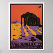 Reis en reis van  Syrië (Palmyra) en Libanon Poster (Voorkant)