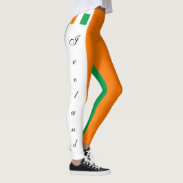 Reis- en sportfan Legg van mode Ierland en Ierland Leggings