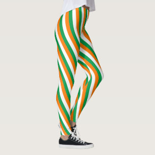 Reis- en sportfan van de Ierse mode van de vlag Leggings