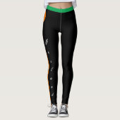 Reis- en sportfans van de Ierse mode Leggings (Voorkant)