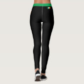 Reis- en sportfans van de Ierse mode Leggings (Achterkant)