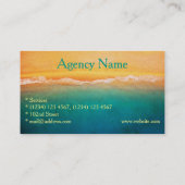 Reis- en toeristentuin, reservaat visitekaartje (Achterkant)