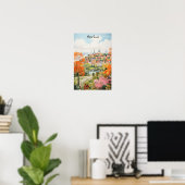 Reis Esthetische Schilderkunst Stad Aarhus Denemar Poster (Thuiskantoor)