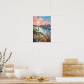 Reis Esthetische Stad Arlington Dallas Texas Poster (Keuken)