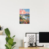 Reis Esthetische Stad Arlington Dallas Texas Poster (Thuiskantoor)