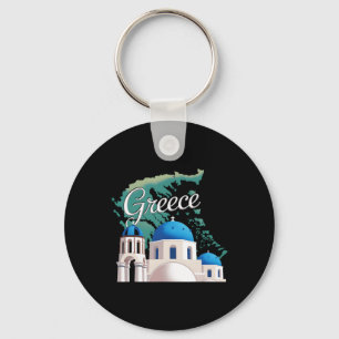 Reis Europa Griekenland Athene Santorini Kreta Gri Sleutelhanger