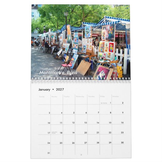 Reis Europa Kalender (Jan 2027)