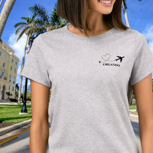 Reis Familie Vakantie Vliegtuig & Aangepaste Locat T-shirt