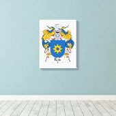 Reis Family Crest Canvas Afdruk (Insitu (Houten vloer))