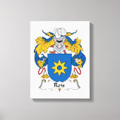 Reis Family Crest Canvas Afdruk (Voorkant)