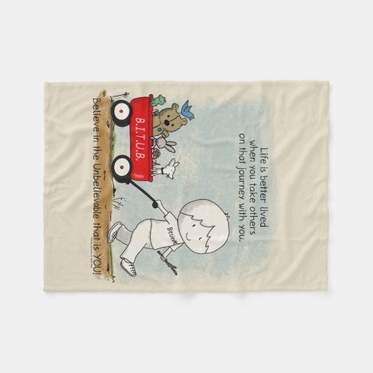 Reis Fleece Deken (Voorkant (Horizontaal))