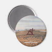 Reis | Florida - Anastasia Red Beach Magneet (Voorkant / Achterkant)