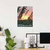 Reis | Florida - Anastasia Zee Oat Sunset Poster (Thuiskantoor)