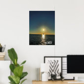 Reis | Florida - Key West Sailboat Sunset Poster (Thuiskantoor)