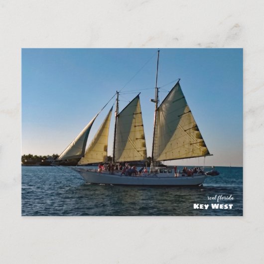 Reis | Florida - Key West Sunset Sailboat Cruise Briefkaart (Voorkant)