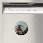 Reis | Florida - Neptune Beach Palm Sunset Magneet (Insitu (Vaatwasser))
