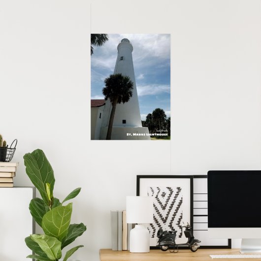 Reis | Florida - St. Marks Lighthouse Poster (Thuiskantoor)