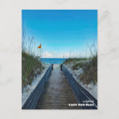 Reis | Florida - Waarschuwing vlag, Cape San Blas Briefkaart (Voorkant)