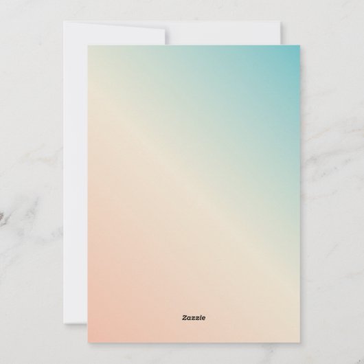 Reis Forest Trees Adventure begint Feestdagenkaart (Achterkant)