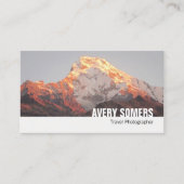 Reis fotograaf Voeg een foto fotografie toe Visitekaartje (Voorkant)