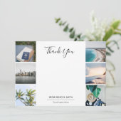 Reis foto's Dank u Bedankkaart (Staand voorkant)