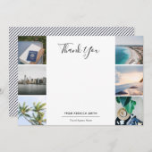 Reis foto's Dank u Bedankkaart (Voorkant / Achterkant)