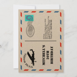 Reis geïnspireerde uitnodiging