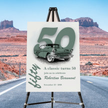 Reis Groene Klassieke Auto  Wordt 50 Jaar