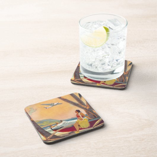  reis Hawaii Bier Onderzetter (Rechterzijde)