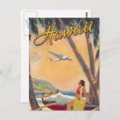  reis Hawaii Briefkaart (Voorkant / Achterkant)