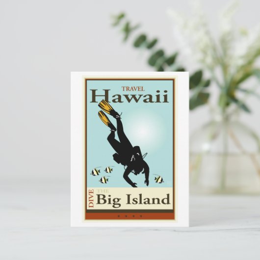 Reis Hawaii Briefkaart (Staand voorkant)