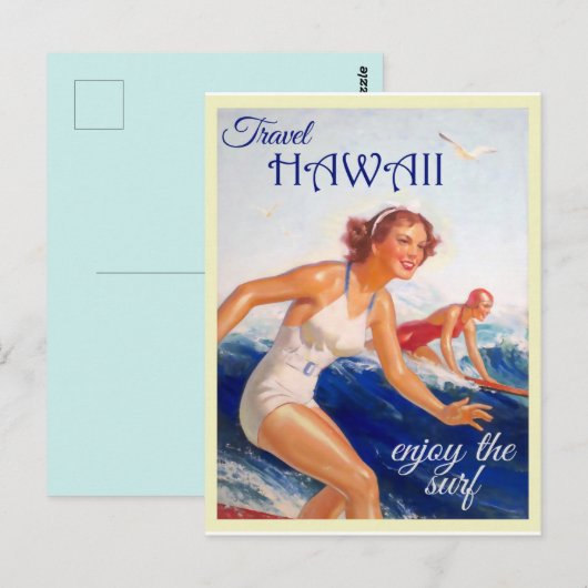  reis Hawaii Briefkaart (Voorkant / Achterkant)