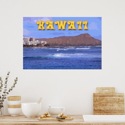 Reis Hawaii Poster (Keuken)