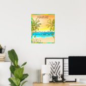 reis Hawaii Poster (Thuiskantoor)