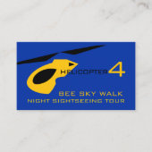 Reis helikopter Sightsee Visitekaartje (Voorkant)
