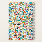 Reis het wereldgepersonaliseerde tijdschrift notitieboek (Achterkant)