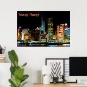 Reis Hong Kong Poster (Thuiskantoor)
