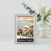Reis Hong Kong Riviera van de Orient Briefkaart (Staand voorkant)
