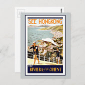 Reis Hong Kong Riviera van de Orient Briefkaart (Voorkant / Achterkant)