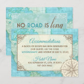 Reis Huwelijk Accommodatiekaart Kaart (Voorkant / Achterkant)